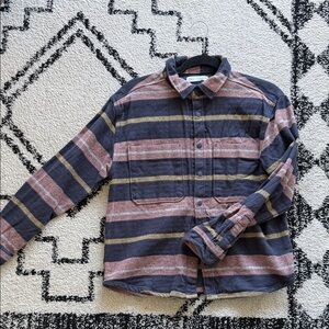 Zara Multicolor Striped Button Down Shirt